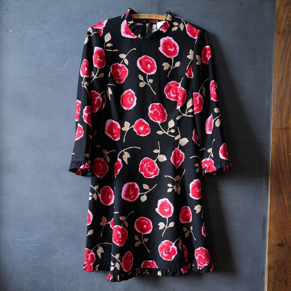 Kate Spade Hazy Rose Crepe Dress